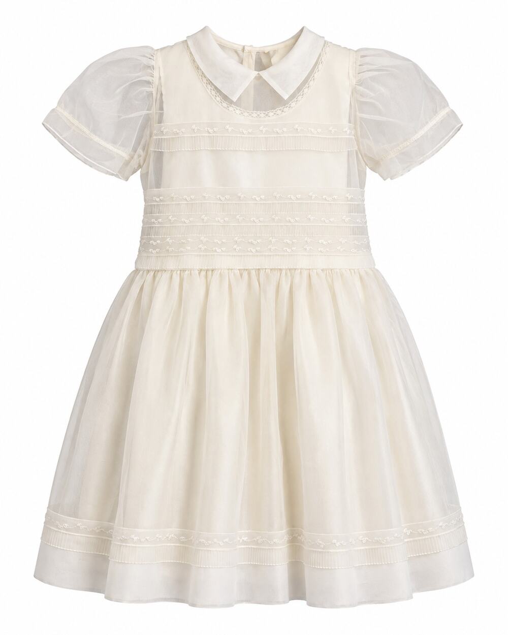 Vintage 1970s Girls First Communion Dress Veil Slip White Size 10 Lace 3pc